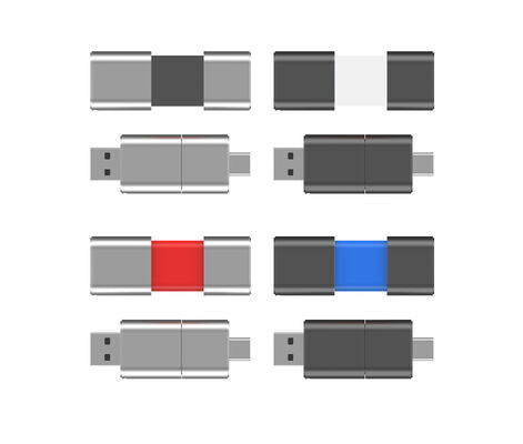 Hızlı Hızlı C Tipi USB 3.0 ve USB 2.0 Flash Drive Slayt Şekli CE,FCC,ROHS ile Eşleşir