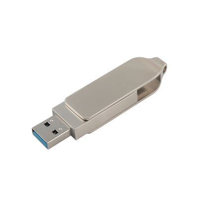 Retro Gövde gümüş rengi, TİP C USB 128 GB 256 GB Yüksek Hızlı usb boyutu 71,4*16,8*10,1 mm