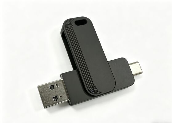 Tabanca Siyah Renkli Usb 3.0 + Type C 1005 H2 Testini Geçti Type C USB Flash Sürücüler Hızlı Eşleşme ABD ve AB Standrad
