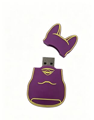 MINI Logo Açık Kalıp USB ile Özel Logolar PVC Kalıpla Birlikte Yapılmış Pürüzsüz Üretim Süreçleri