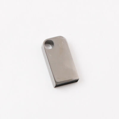 Delikli Mini Usb Flash Sürücü Anahtarlık Koyabilir Metal Usb Flash Sürücü Özelleştirilmiş Lazer Logosu Olabilir