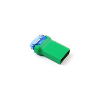 Yeşil Gövde Renkli Mini Udp Flash Sürücü Metal Usb Flash Sürücü Özel Logo ve Ambalaj Yapılabilir