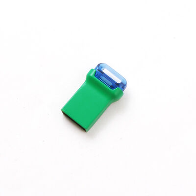 Yeşil Gövde Renkli Mini Udp Flash Sürücü Metal Usb Flash Sürücü Özel Logo ve Ambalaj Yapılabilir