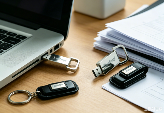 Oem Deri USB flash sürücü Kahverengi renkli, şık, dayanıklı, kurumsal hediyeler ve etkinlikler için ideal, taşınabilir depolama çözümü