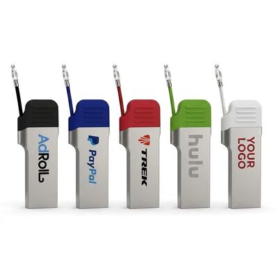 Küçük zincirli metal kapaklı usb A tipi c usb flash sürücü, lazerle logo yazdırabilir ve hızlı hızlı 3.2 usb ve 3.1 usb