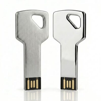 Şifreleme Özellikli Çinko Alaşımlı Anahtar USB Flash Sürücü Özel Tasarım Hoş Geldiniz Dayanıklı Güvenli Depolama Cihazı İş İçin İdeal