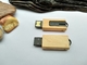 Fiş Tarzı Ahşap USB Sürücü Akçaağaç Ahşap Kasa Renkli Kabartma Ve Baskı LOGOSU