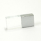 ODM Küçük Kristal USB Stick 2.0 8GB 16GB LED Işıklı Oyma Logosu