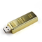 128GB Altın Çubuk Metal USB Flash Sürücü 2.0 8MB/S Tam Bellek OEM ODM