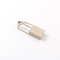 OEM Lazer Baskı Logosu Prizmatik Metal USB Flash Sürücü 2.0 H2 Testini Geçti