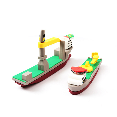 3D Kopya Gerçek PVC USB Sürücü Yelkenli Gemi Özel Şekiller