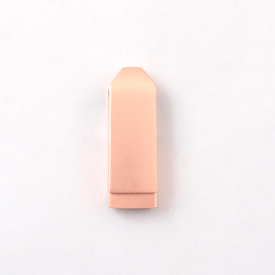 Rose Gold Metal Renkli 360 Derece Bükümlü USB Sürücü Verileri Ücretsiz Yükleme