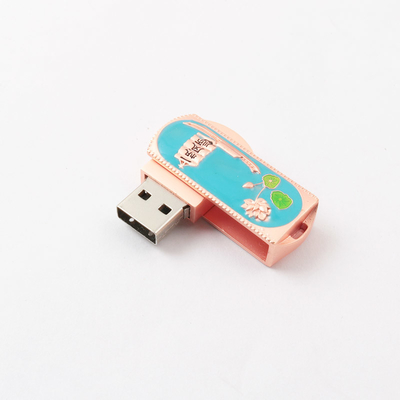 Gravür Çiçekler 3.0 2.0 Büküm USB Flash Sürücü Kalıp 360 Derece