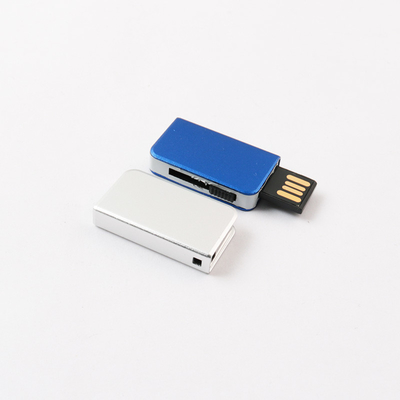 64GB 128GB Slide Metal USB Sürücü UDP 2.0 15MB/S AB Standartlarına Uygun