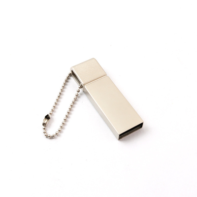 Gümüş Matt Beden Metal USB Pen Drive 2.0 64GB 128GB 20MB/S Özel Lazer Logo