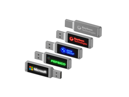 USB 2.0 Veya USB 3.0 Crystal Pen Drive 8GB 16GB 32GB 64GB 128GB 256GB