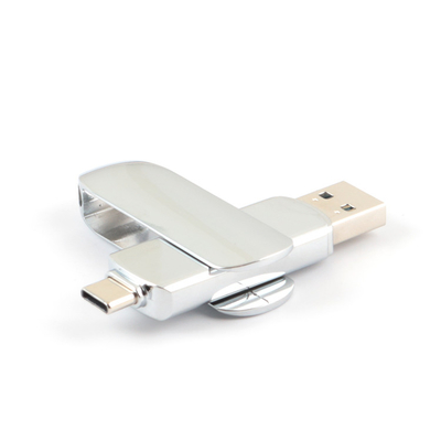 Gövde Parlak Hızlı Hızlı Tip C Otg Pendrive H2 Testini Geçti EU Standrad