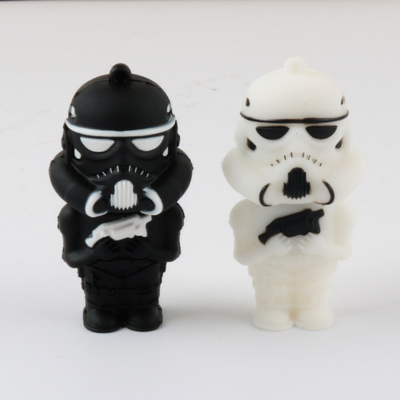 Karikatür Şekilli Özel USB Flash Sürücüler 3D 2.0 3.0 512GB 1TB 2TB PVC Açık Kalıp