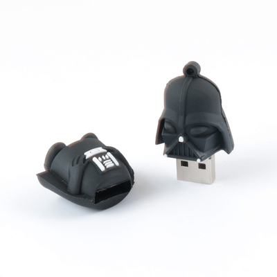 Karikatür Şekilli Star Wars USB Flash Sürücüler 3D 2.0 3.0 512GB 1TB 2TB PVC Açık Kalıp