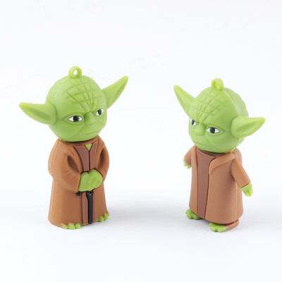 PVC Usta Yoda Tarafından Özel Şekillendirildi Star Wars Usb Flash Sürücü Usb 2.0 ve 3.0