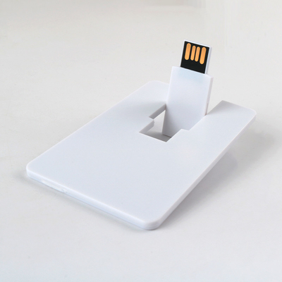 Kredi Kartı Usb Flash Sürücü Can 360 Derece Dönebilir CMYK Logosu Her İki Tarafta Ücretsiz