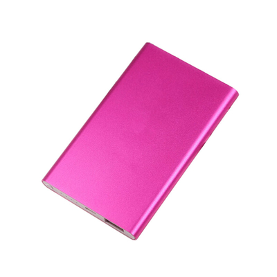 Metal Hediye Taşınabilir Güç Bankası Reklam Tarzı 3000MAH 5000MAH Lityum Pil