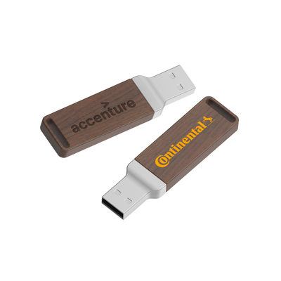 Doğal Ahşap USB Logosu İşletmeniz için Baskı veya Rezo ile Ahşap Kalem Sürücüsü
