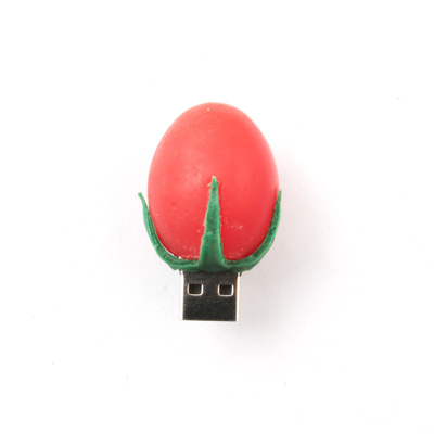 Domates şeklinde gerçek gıda kişiselleştirilmiş USB flash sürücüleri ile 7-15 Gün Liderlik Zamanı