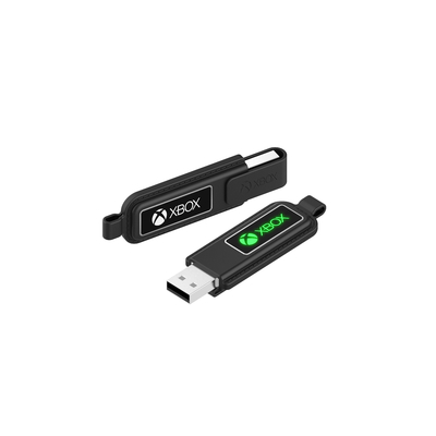 Taşınabilir Deri Kapak Anahtar Metal USB Flash Drive 64GB 128GB 30MB/S