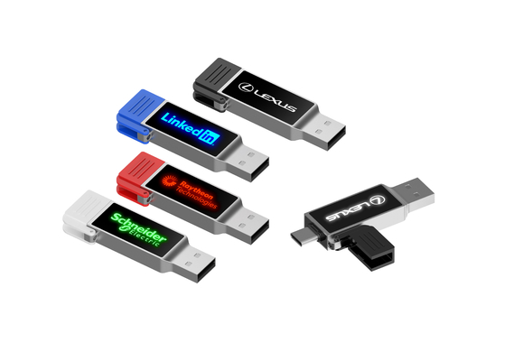 Küçük Beyaz Kutusu OTG USB Flash sürücüleri Mükemmel İş Arkadaşı