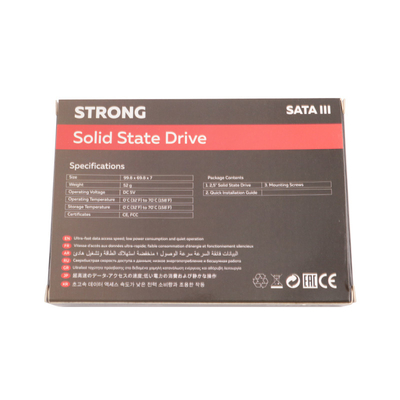 2.5 20G/10-2000Hz titreşim direnci ve çalışma sıcaklığı -40-85C'ye sahip SSD iç sabit sürücüler