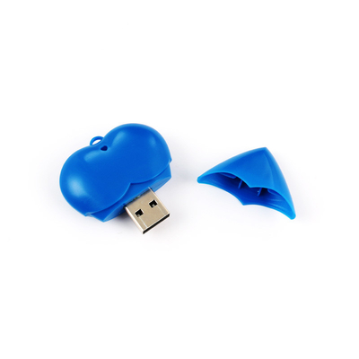 Su geçirmez plastik USB flash sürücüsü ve kauçuk yağ kaplaması