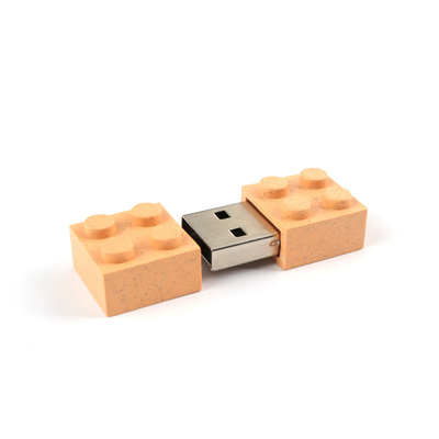 Ekoloji dostu geri dönüştürülmüş USB Stick Plug And Play USB 2.0 8-15MB/S Memory Stick