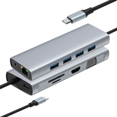 Hızlı Alüminyum Çok Portlu HDMI Hub ve USB Geliştirilmiş Bağlantı için