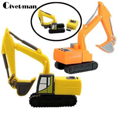 Excavator Shape Usb Flash Drive Excavator Usb Memory Customer Mold tarafından yapılmıştır