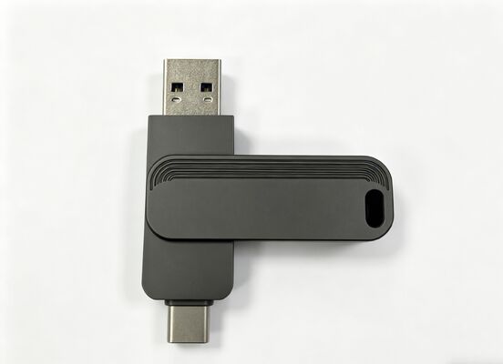 Tabanca Siyah Renkli Usb 3.0 + Type C 1005 H2 Testini Geçti Type C USB Flash Sürücüler Hızlı Eşleşme ABD ve AB Standrad