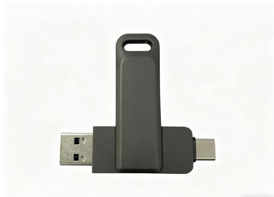 Tip C ile Mat Usb 3.0 ile Silah Siyahı Gövde Rengi Telefonla Eşleşebilir