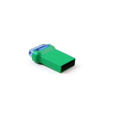Yeşil Gövde Renkli Mini Udp Flash Sürücü Metal Usb Flash Sürücü Özel Logo ve Ambalaj Yapılabilir