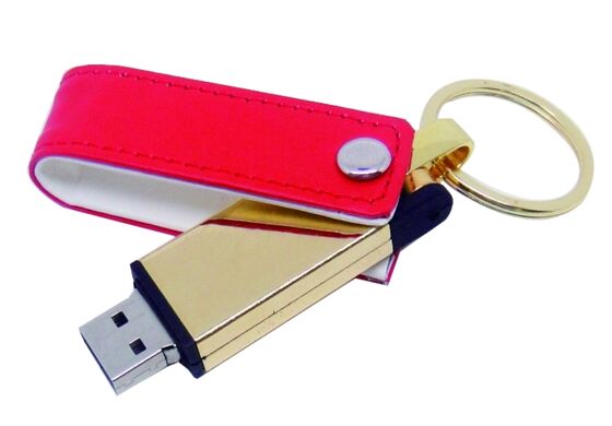 Mac OS Uyumlu Deri USB Flash Drive Siyah Stock Rengi Özel OEM Şık Dayanıklı Tasarım Kurumsal Hediye için Mükemmel