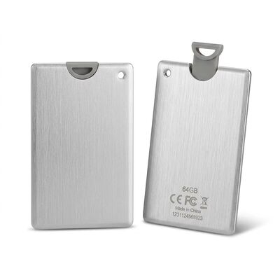 Garanti 1 Yıl kredi kartı ekran baskı USB logosu ile USB sabit sürücü güvenli dosya depolama ve tanıtım için uygundur