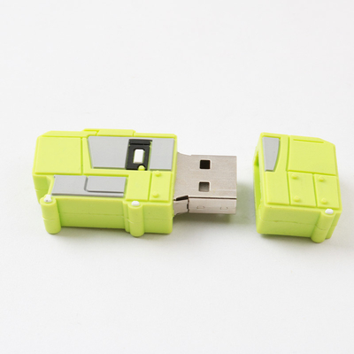 Özelleştirilmiş Şekil USB Flash Sürücüler Tarafından Yapılan PVC Malzeme 2.0 3.0 Metal Flaş Tipi