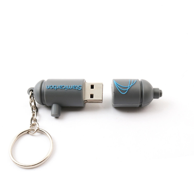 2.0 3.0 Kişiselleştirilmiş 15MB/S Yumuşak PVC Anahtarlıklı Özelleştirilmiş Usb Sürücüler