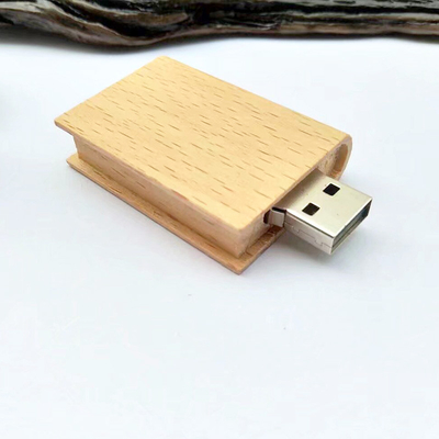 64GB 128GB 3.0 Özel Ahşap USB Flash Sürücü 15MB/S Windows XP Sistemi