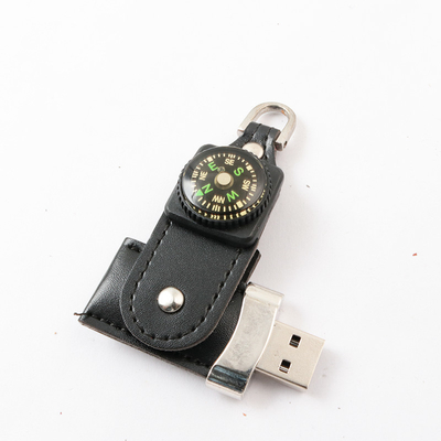 Tam Bellek 2.0 3.0 Deri USB Flash Sürücü 16GB 32GB ROSH Onaylı