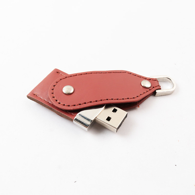 Özel Yapılmış Deri USB Flash Sürücü 30MB 3.0 256GB 512GB