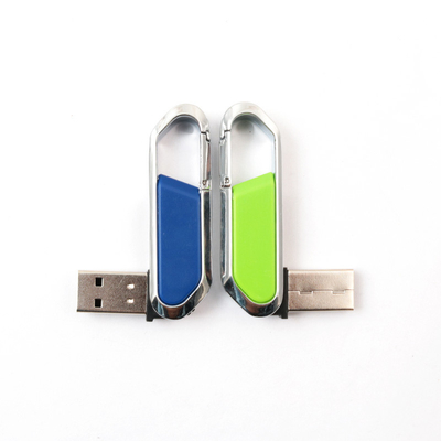 180 Derece Plastik ve Metal USB Flash Sürücü Hızlı Hız 80MB / S 2.0 UDP İçinde