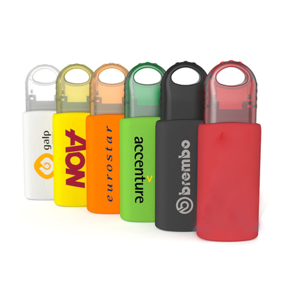 Kayar Şekil Plastik USB Stick 2.0 3.0 128GB 256GB Tam Bellek Flash OEM ODM