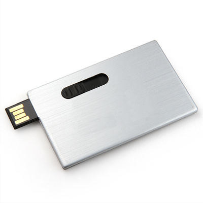 Su Geçirmez Ultra İnce Kredi Kartı Usb Flash Sürücü 2.0 15MB/S 128GB