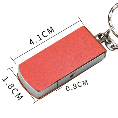 360 Derece Bükümlü USB Sürücü Lazer Logo Metal Hızlı Hızlı USB Flash Sürücü
