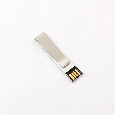 Metak Bellek Kitap Klipsi Metal USB Sürücü 2.0 Tam 32GB 64GB 128GB